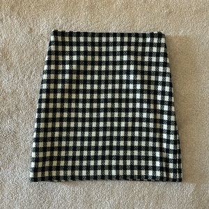TALBOTS checkered mini skirt